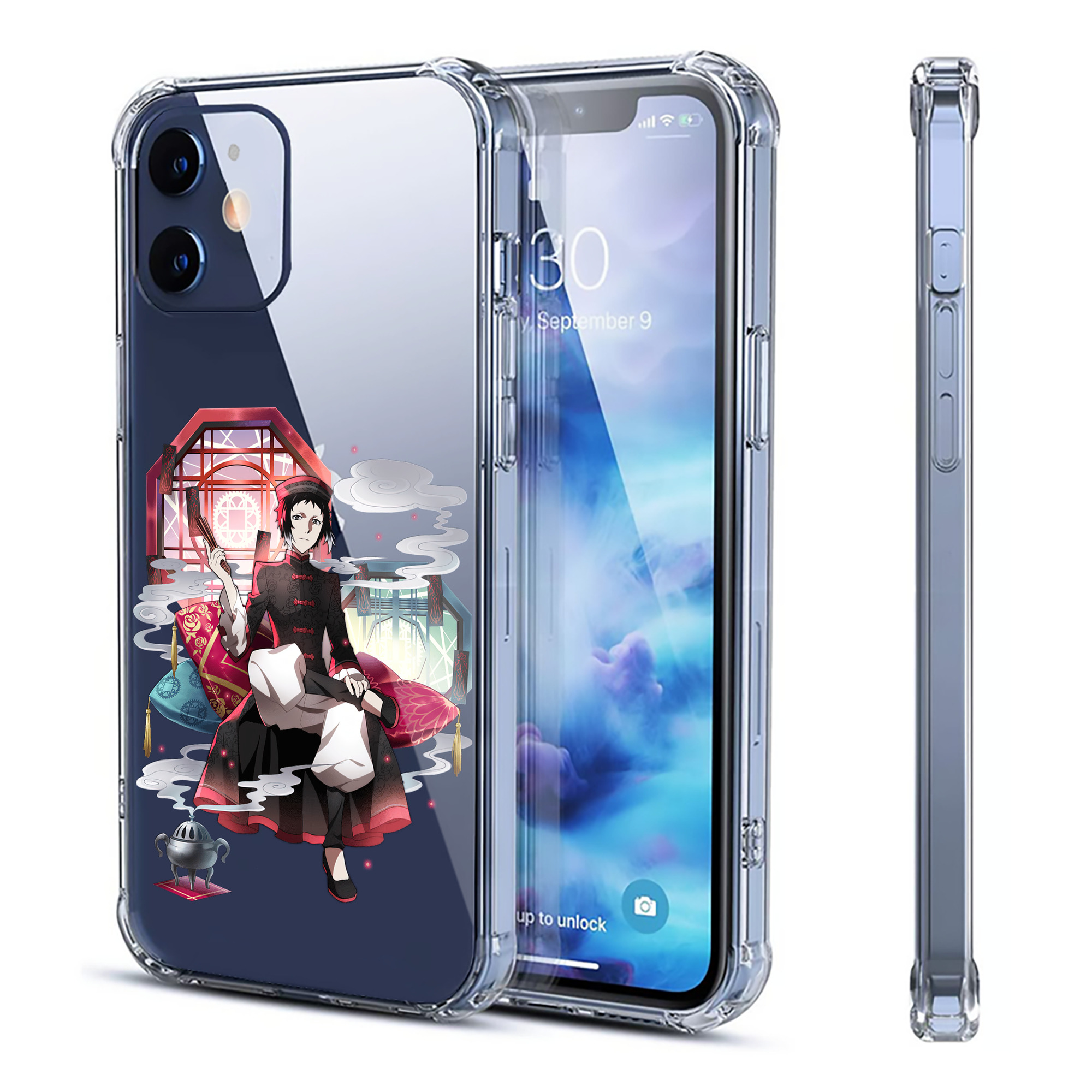 （画像用） 文豪ストレイドッグス Bungo Stray Dogs 【iPhone 12シリーズ対応】透明スマホケース（クリアソフトケース）